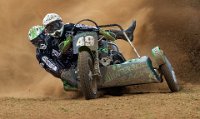 523 - RIDING THE DUST - RAPIER MARION - united kingdom <div : Grasstrack, OUTFIT, SPORT, Sidecar, Swingfield, VENUE